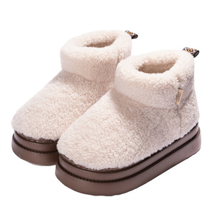 <span class=keywords><strong>Bottes</strong></span> de cheville pour femmes personnalisées en usine 2026, plateforme, hiver, chaudes, en peluche, fourrées, vente en gros, <span class=keywords><strong>bottes</strong></span> de cheville d'extérieur à semelle épaisse - Product Image 6