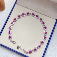 Ensemble de bracelets d'amitié haut de gamme en argent sterling 925 massif avec pierres précieuses naturelles – Prix avantageux – Vente en gros