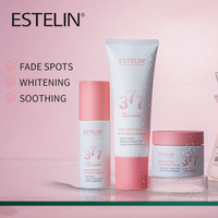 Vente en gros ESTELIN, ensemble de soins de la peau à la niacinamide, marque privée, pour estomper les taches et éclaircir la peau, ensemble de soins de la peau nourrissant, éclaircissant et anti-âge
