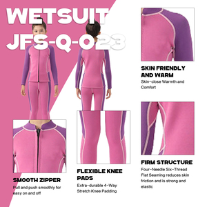 Wholesale/Sample Order Custom Children's 3.5mm Fleece-Lined CR Neoprene Waterproof Spearfishing <b>Wetsuit</b> Super Tight Fit All Q-02 - Product Image 3