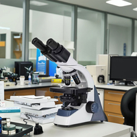 NK-200B 40X-1000X Binocular Biological Microscope for Universities and Research Labs With 45mm DIN Achromatic Objective