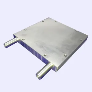 Custom 80mm(W) Liquid Cold Plate with Tube for Renewable Energy Systems