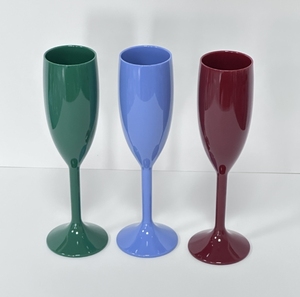 Tùy chỉnh 150ml Acrylic PC Wine cup cấp thực phẩm Champagne cup OPP gói dùng một lần đầy màu sắc Acrylic ly rượu cốc cho đám cưới - Product Image 4