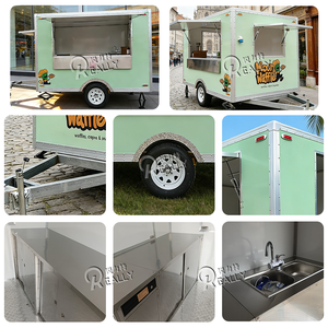 Chariots de restauration rapide personnalisés et kiosques mobiles, camion à <span class=keywords><strong>pizza</strong></span>, camion à glace, remorque à café, remorque à <span class=keywords><strong>tatouage</strong></span> pour en-cas - Product Image 5