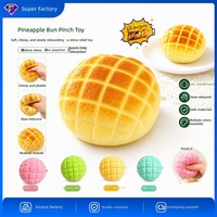 Sobeno Nouveau Jouet Squishy Ananas – Caoutchouc Amusant Anti-Stress pour Enfants et Adultes, Texture Souple et Masticable Réaliste Thème Alimentaire, Effet Lent