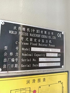 Yangli mở cố định bảng Báo Chí 25t-40t-63t-125t-200t-315t máy cũ và Ward lớn khí nén Punch 500t-630t - Product Image 6