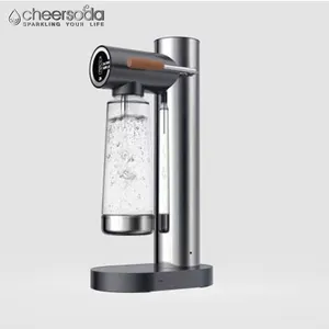 Stainless Steel Intelligent Display Surpass Aarke Sparkling Water Metallic Soda Maker