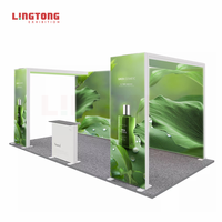 Kiosque mural personnalisé, taille sur mesure, cadre en aluminium portable, stand d'exposition écologique pour EXPO, événement, foire commerciale