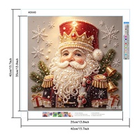 Kit de Peinture Diamant 5D Personnalisé Noël DIY, Kit de Peinture Perles DIY, Produits pour Adultes, Art Mural Salon, Marque Propre