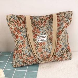 Sac fourre-tout en toile de coton personnalisé pour le voyage, promotionnel, grand format, lavable, durable, polyvalent, décontracté, pour la vente en gros - Product Image 1