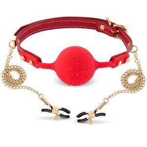 لعبة جنسية للبالغين من السيليكون على شكل وردة صلبة مع سلسلة للأزواج والعشاق، متوفرة بالجملة من المصنع - Product Image 1