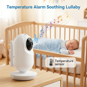 Wireless Baby Intercom, Two‑way Talk Baby Nanny, Long Range Baby Monitor Compact <strong>Babyphone</strong> for Nursery Baby Safety - Product Image 3