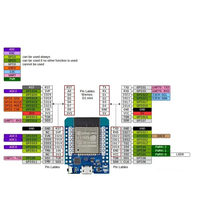 Placa de Desarrollo de Módulo WiFi BT ESP32 D1 MINI para Internet de las Cosas, CP2104 CH9102F, Serial de 40 Pines, USB Micro Tipo-C, ESP32