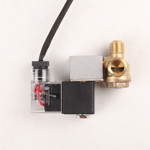 Plowing Solenoid Valve 1/4 Inch Electric Alloy Steel For Air Compressor Accessories - Product Image 1