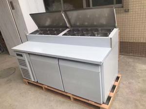 Makine fabrikası ekipmanları yapımcısı chiller buzdolabı sebze pizza ticari buzdolabı hazırlık masa fridg buzdolabı - Product Image 2