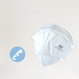 CE certified logo branded 4 ply filter face mask, pm2.5 civil masks, logo printable KN95 masks with adjustable hook