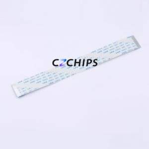 HX FFC-1.0-18P-150mm FFC Cable (Flexible Flat Cable) P=1mm Connector 18P 1mm 0.3mm Non-Inverting - Product Image 1