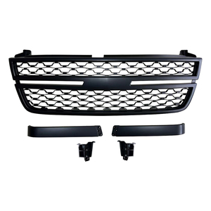 Conjunto de Parrilla Delantera Superior de Repuesto de Plástico Nuevo para <span class=keywords><strong>Silverado</strong></span> 1500 1500HD 2500HD 3500 2005-2007 - Product Image 1
