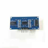HC-SR04P modul pengukuran jarak ultrasonik, modul Sensor pengukur jarak 3-5.5V voltase lebar