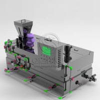 Dispositif de dosage automatique PAC/PAM Chlorinateur de floculant en baril PE avec machine de dosage de dissolution Machines de traitement de l'eau