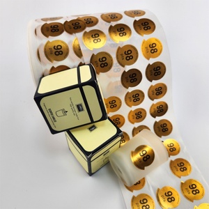 Custom Gold Foil Logo Candle <b>Sticker</b> Labels Permanent <b>Waterproof</b> Adhesive Packaging <b>Sticker</b> for Candle Jar - Product Image 6