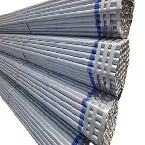 price of 18 gauge 1 inch 1.5 inch 2" 2.5 inch 4 inch Round pre-galvanized steel pipe /iron pipe galvanized steel pipe tube