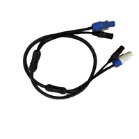 Câble hybride professionnel BFlight PowerCon Plus 3 broches DMX pour éclairage de scène 10m et 2.5m2 fabriqué au Guangdong