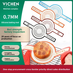 European Bread Pot Mat With 0.4 Bread Kneading <strong>Silicone</strong> Handle Baking Mat With Long Handle And Coating - Product Image 2