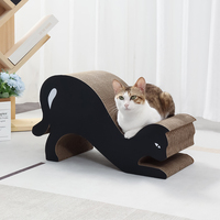 Papan Garukan Kucing Kardus Grosir, Alas Garukan Kucing Bergelombang Dengan Mainan