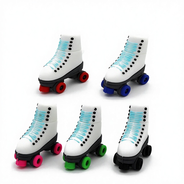 Genuine Roller Skate Logo Design USB Flash Drive 8GB 16GB 32GB Pendrive for Commemorative Gift