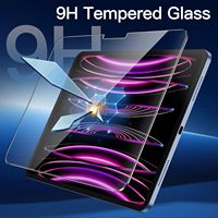 Pelindung Layar Tablet untuk iPad Pro 13 2024 Nuglas Pelindung Layar Kaca Tempered Berkualitas Tinggi untuk Pelindung Layar iPad
