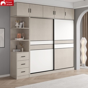 Eco Board <span class=keywords><strong>armadio</strong></span> <span class=keywords><strong>per</strong></span> casa camera da letto personalizzato cappotto di noleggio con porta scorrevole in legno massello Design moderno - Product Image 1