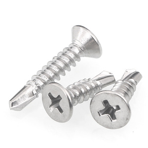 Din7504p tự khoan vít thép không gỉ phẳng csk chìm đầu Phillips Tự Khai thác Vít tự khoan cho tấm kim loại - Product Image 2