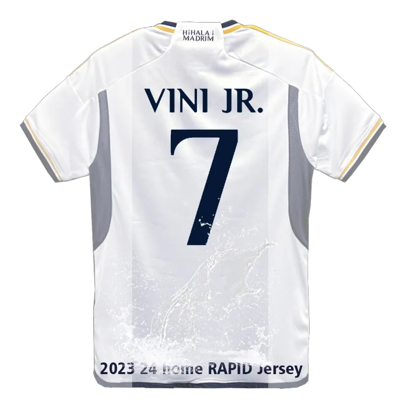 retro futbol jersey soccer wear madrids fans version t -shirt maillot de foot vini real 7 madrid t-shirt 2023 24 reales madrider