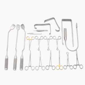 Conjunto de Instrumentos de Cirurgia Plástica de Mama em Aço Inoxidável com 19 Peças, Incluindo Dissectores de Mama e Ferramentas de Reconstrução - Product Image 1