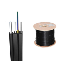 Kabel Serat Optik FTTH Drop Wire 1 Core 2 Core 4 Core G657A1 G657A2 Single Mode Kabel Drop FTTH Udara