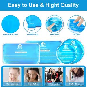 Pack de glace de logo de couleur de gel chaud et froid réutilisable d'usine pour les dispositifs médicaux et les soins de santé - Product Image 4