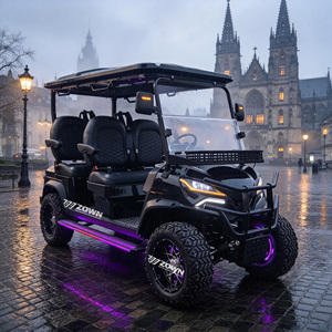 Carrito de Golf Eléctrico de 6 Plazas, Batería de 72V, Neumáticos Todoterreno, Autonomía de 60 km, Vehículo Turístico para Parques de Atracciones - Product Image 1
