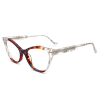 Cat87 nouveau luxe mode oeil de chat forme écaille de tortue acide acétique plaque lunettes cadre femmes lunettes optiques lunettes de lecture