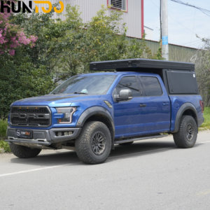 Huntoo Pop Top Pickup Truck Camper, camping-car léger en aluminium pour expéditions en plein air, voyages dans les régions éloignées, camping-car pliable - Product Image 1