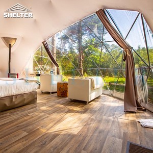 Dôme <span class=keywords><strong>de</strong></span> glamping <span class=keywords><strong>de</strong></span> 7 m <span class=keywords><strong>de</strong></span> diamètre pour hôtel-resort, fabrication directe en <span class=keywords><strong>France</strong></span> - Product Image 4