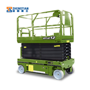 Elevador de Tijera eléctrico, plataforma de trabajo aéreo automóvil, elevador hidráulico móvil para <span class=keywords><strong>alquiler</strong></span>, suministro de fábrica - Product Image 4
