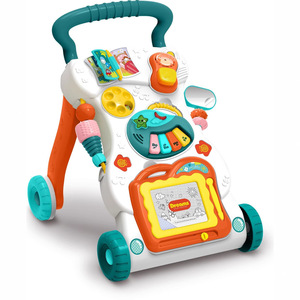 Pannello Attività 2 in <span class=keywords><strong>1</strong></span> per Bambini: Giocattolo Musicale, Pianoforte, Lavagna da Disegno e Ruote - Regalo Educativo per Bambini, Vendita all'Ingrosso OEM - Product Image 1