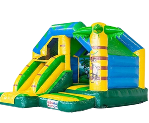 Château gonflable de sports de plein air de style nouveau avec toboggan d'obstacle toboggan gonflable Trampoline amusant jouets de plein air - Product Image 1
