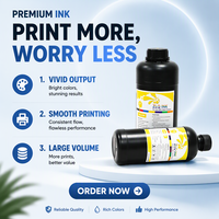 Tinta Cetak Digital UV Premium untuk Printer UV Flatbed CMYK Putih Tinta Pernis DX5 DX7 XP600 G5 G6 Printhead