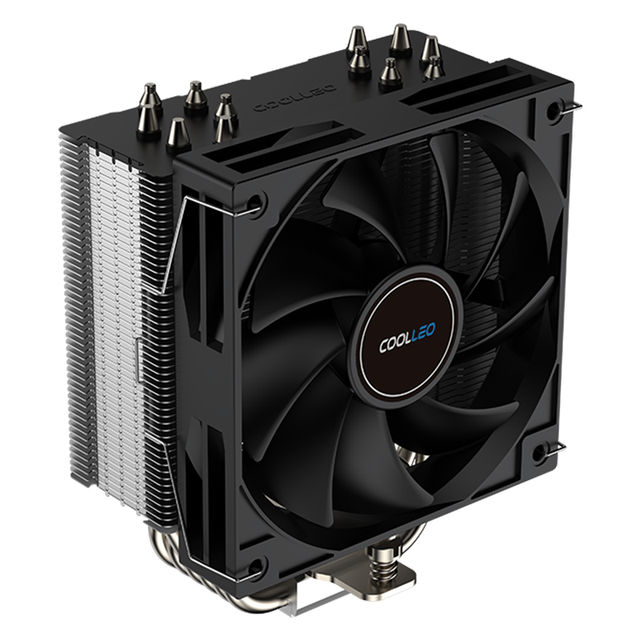 COOLLEO B60 CPU Cooler Silent Desktop PC Radiator Air Cooling with 6 Heat Pipes AM5 Compatible LGA 115X/1200/1700/1851 AMD AM4/5