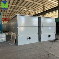 Station de traitement des eaux usées portable MBBR MBR AO pour les eaux usées industrielles laitières