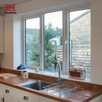 Ventanas Corredizas Modernas de PVC, Ventanas Arqueadas de Vidrio Simple o Doble, Rejillas para Casas, Apertura Horizontal, Persianas de Fibra de Vidrio