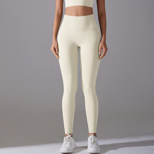 JAC22 JYJK026 Leggings Deportivos de Cintura Alta para Mujer, Pantalones Cortos sin Costuras con Efecto Levanta Glúteos para Correr, Fitness y Yoga - Product Image 1