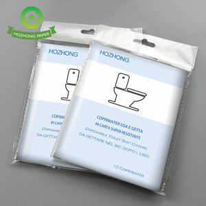 Housses de siège de toilette hygiéniques jetables 1/16 pliables pâte de <span class=keywords><strong>bois</strong></span> vierge housse de siège de toilette pour enfants 10 pièces housse de siège en pâte de <span class=keywords><strong>bois</strong></span> vierge - Product Image 6